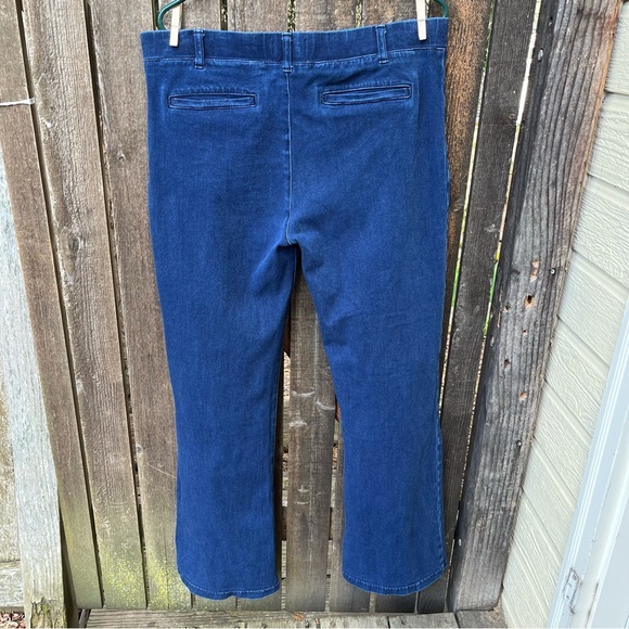 Betabrand Yoga Denim Bootcut Jeans W1118-IN Sz XL Petite - Picture 6 of 14